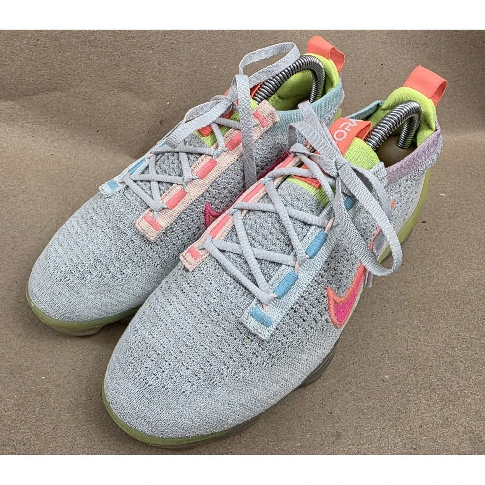Women's (Sz 6) Nike Air VaporMax 2021 Flyknit Neon DH4088-002